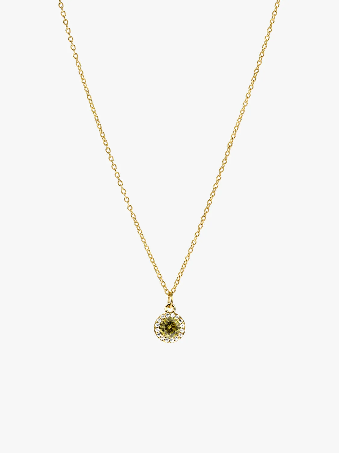August Birthstone Necklace