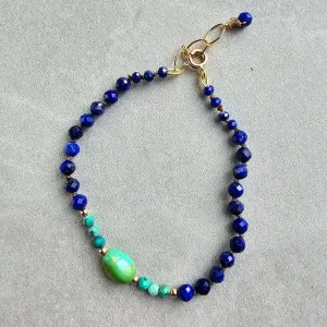 Dani Bracelet - Lapis   Turquoise