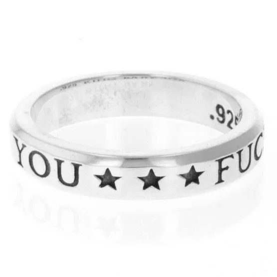 Fuck You Stackable Ring