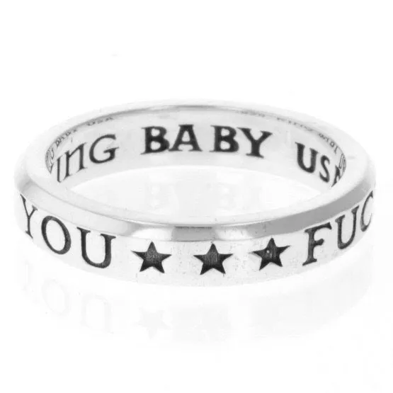Fuck You Stackable Ring