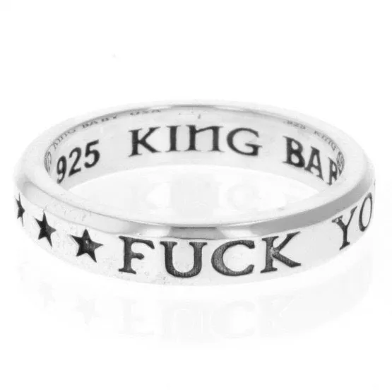 Fuck You Stackable Ring