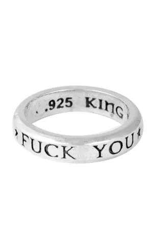 Fuck You Stackable Ring