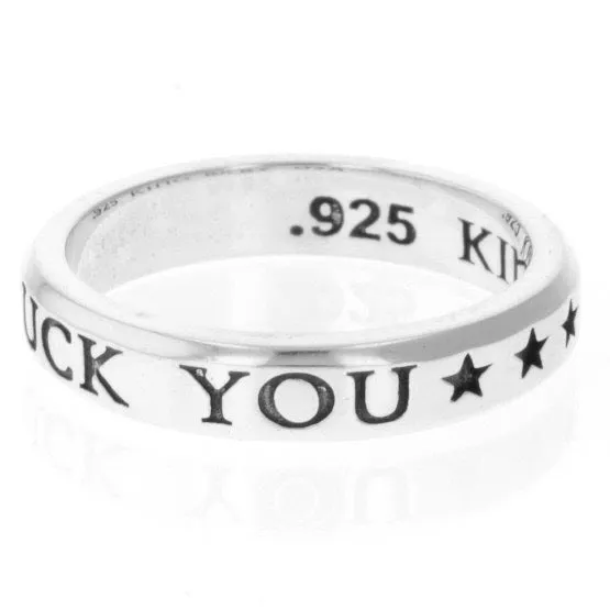 Fuck You Stackable Ring
