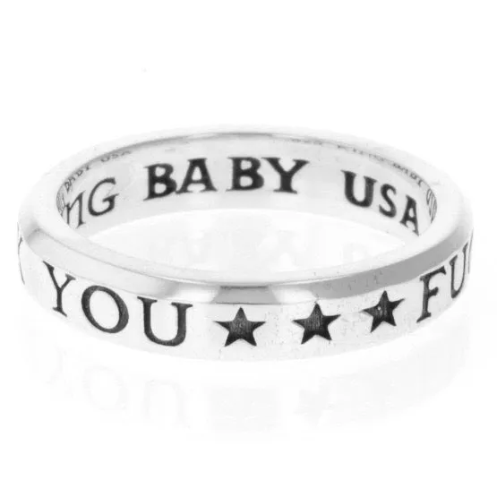 Fuck You Stackable Ring