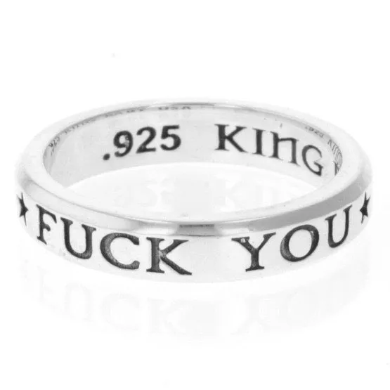 Fuck You Stackable Ring