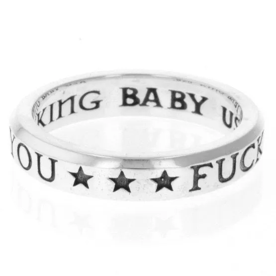 Fuck You Stackable Ring