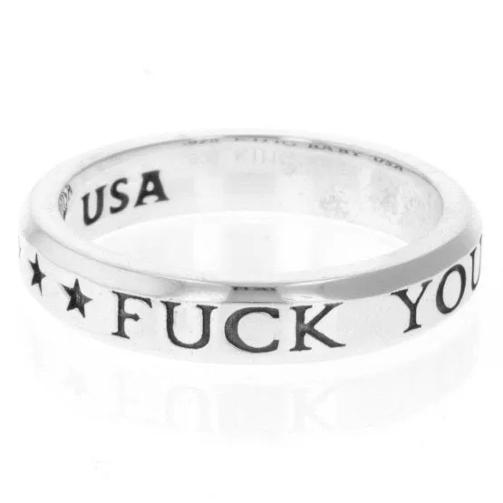 Fuck You Stackable Ring