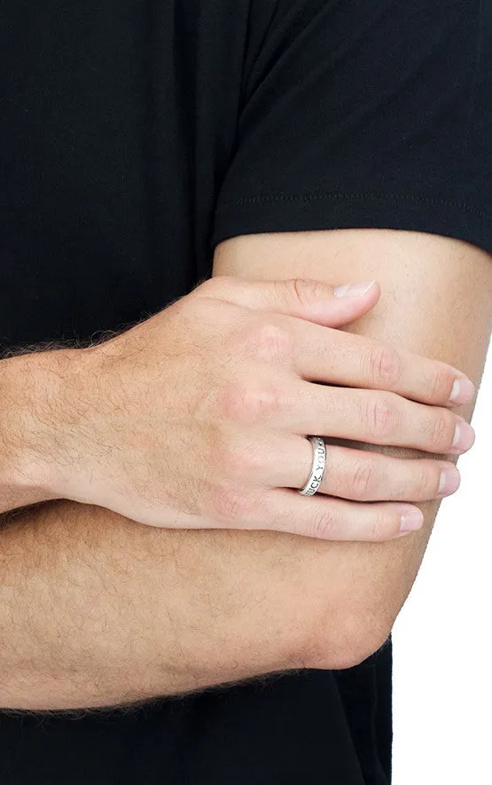 Fuck You Stackable Ring