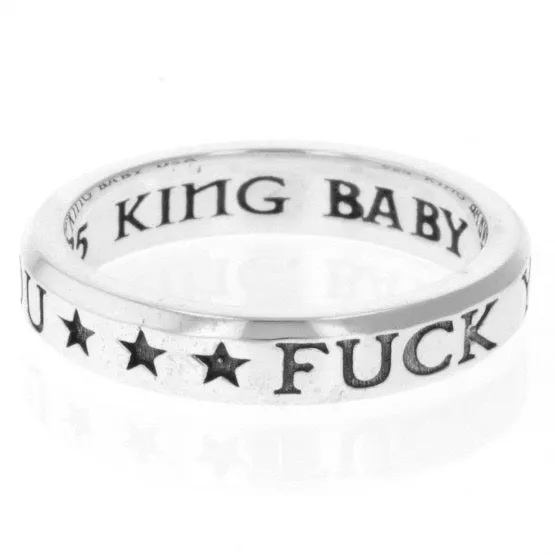 Fuck You Stackable Ring