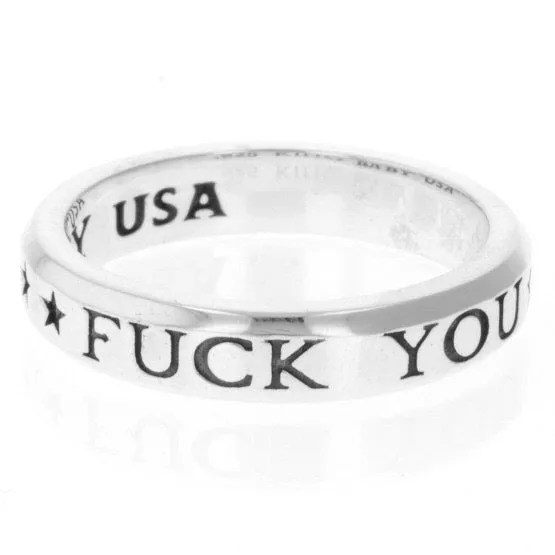 Fuck You Stackable Ring