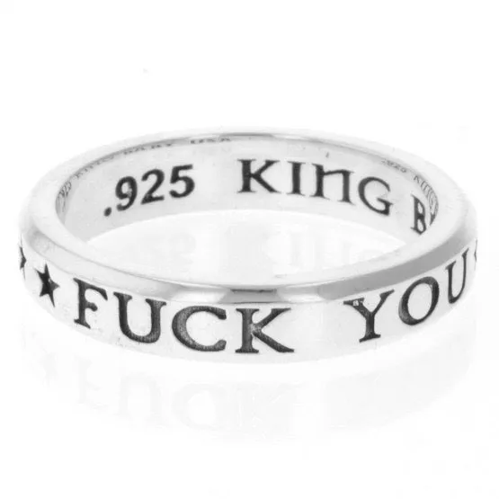 Fuck You Stackable Ring