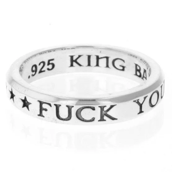 Fuck You Stackable Ring