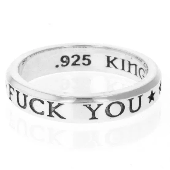 Fuck You Stackable Ring