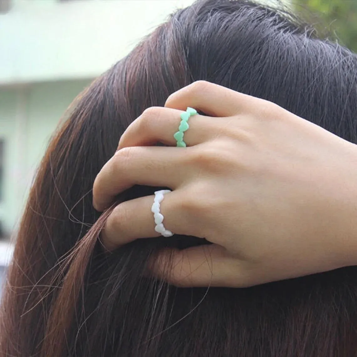 Heart Stack - Light Pink