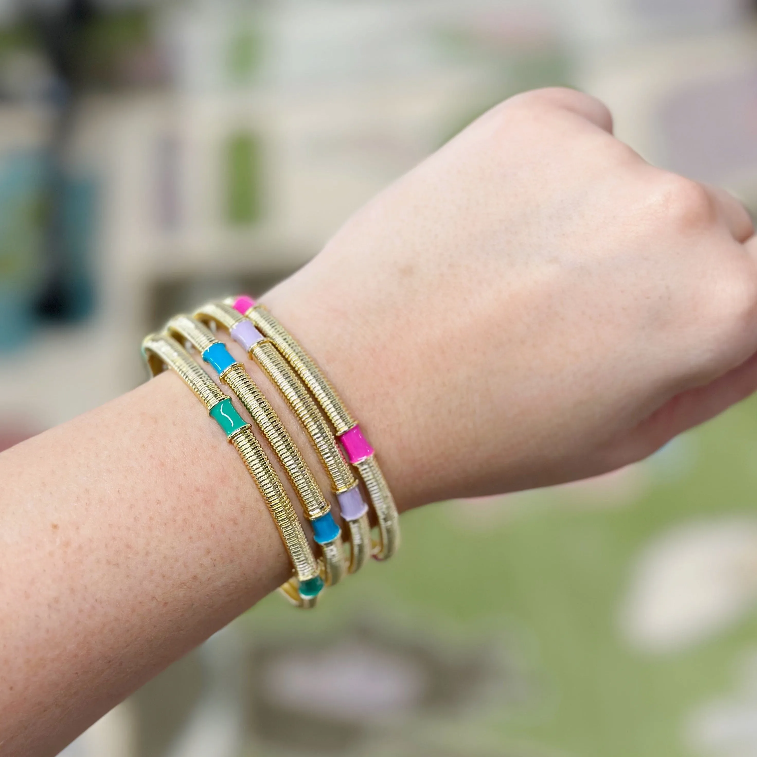 Jasmine Bangle Turquoise