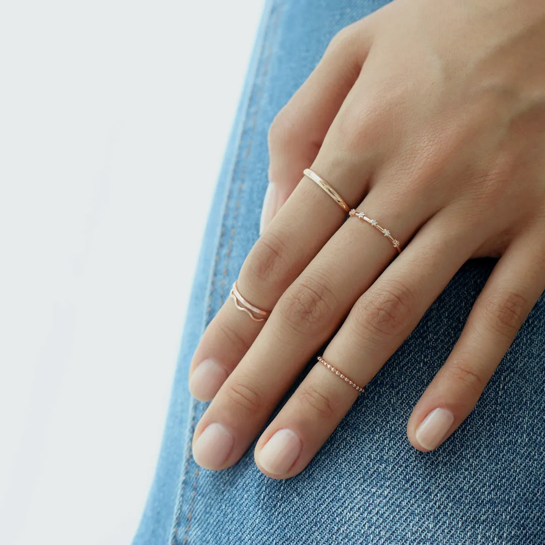 Mini Shine Ring- Sterling Silver