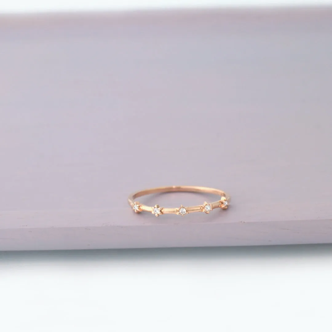 Mini Shine Ring- Sterling Silver
