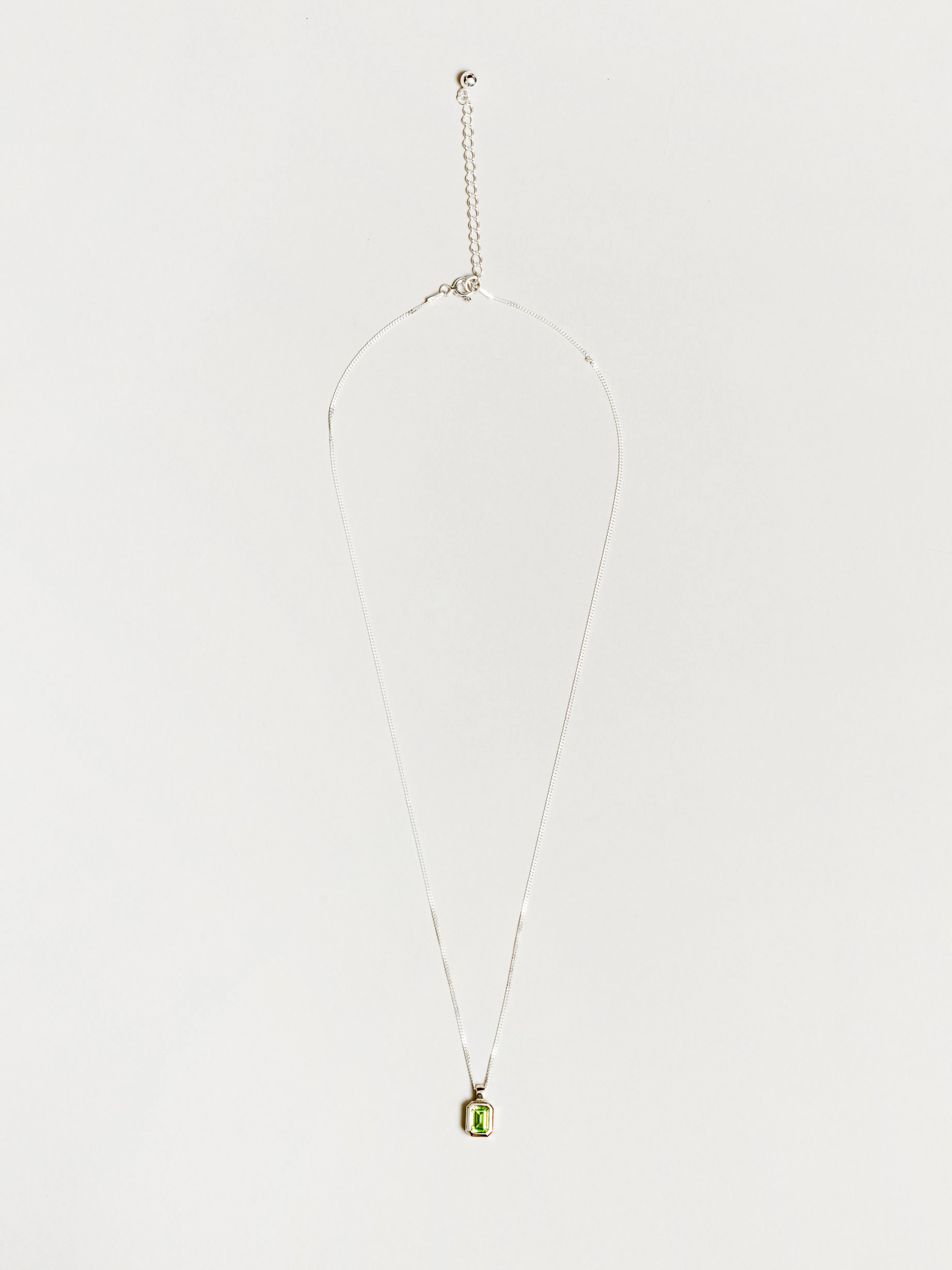 Penelope Necklace in Peridot and Sterling Silver