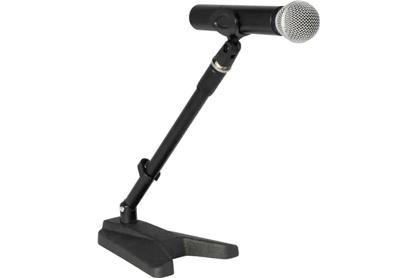 QUIKLOK A-114 BK Short desk microphone stand