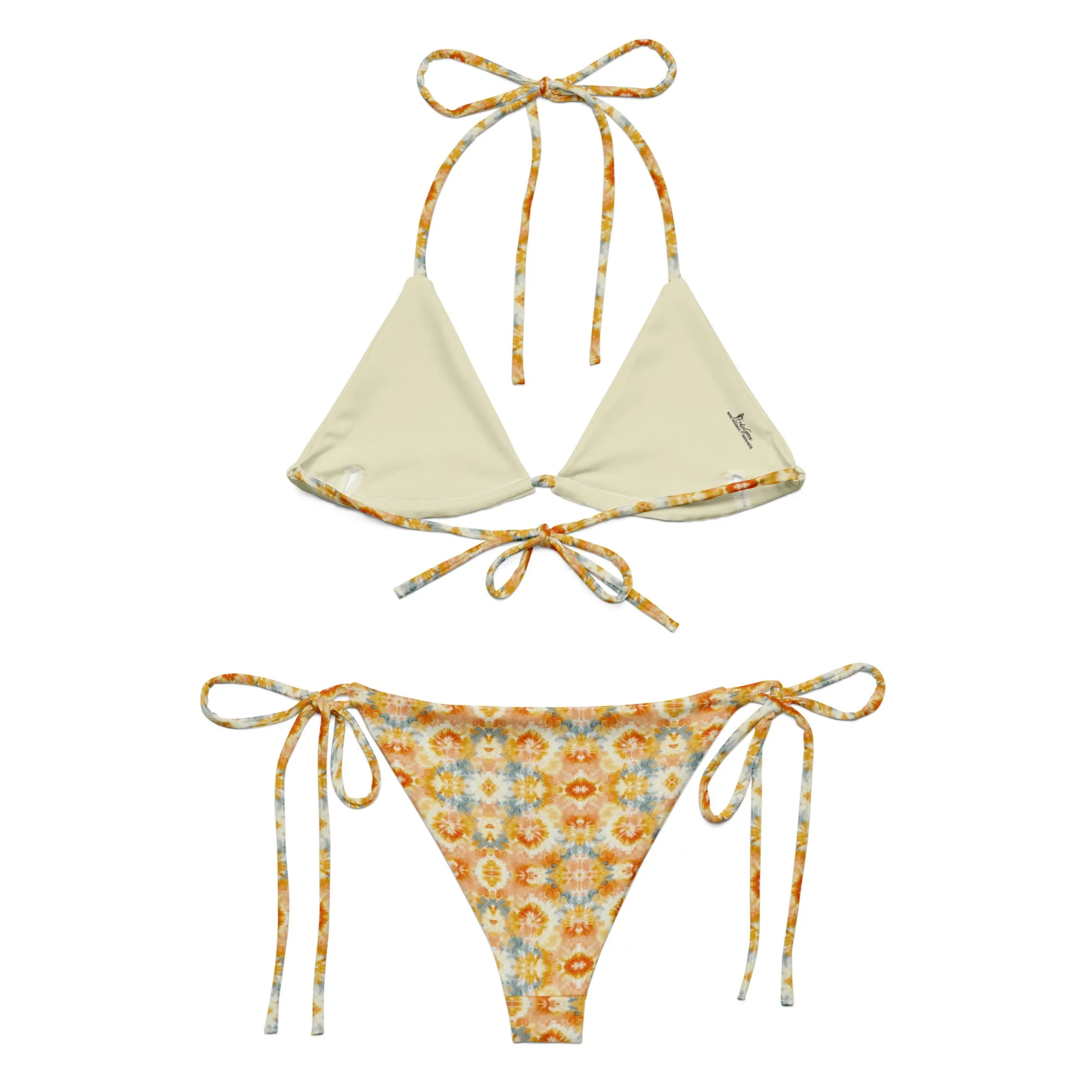 Recycled String Bikini Amber Waves