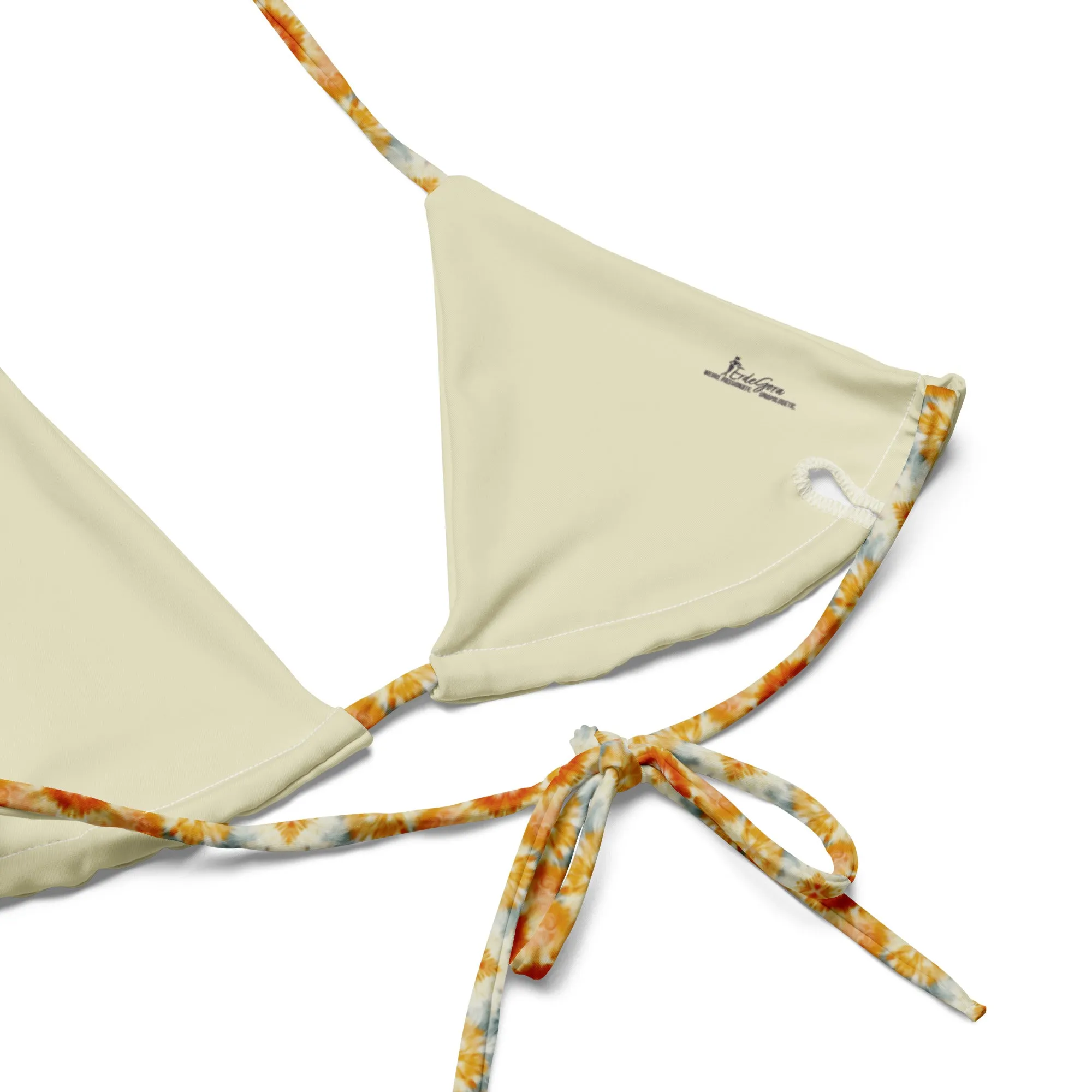 Recycled String Bikini Amber Waves