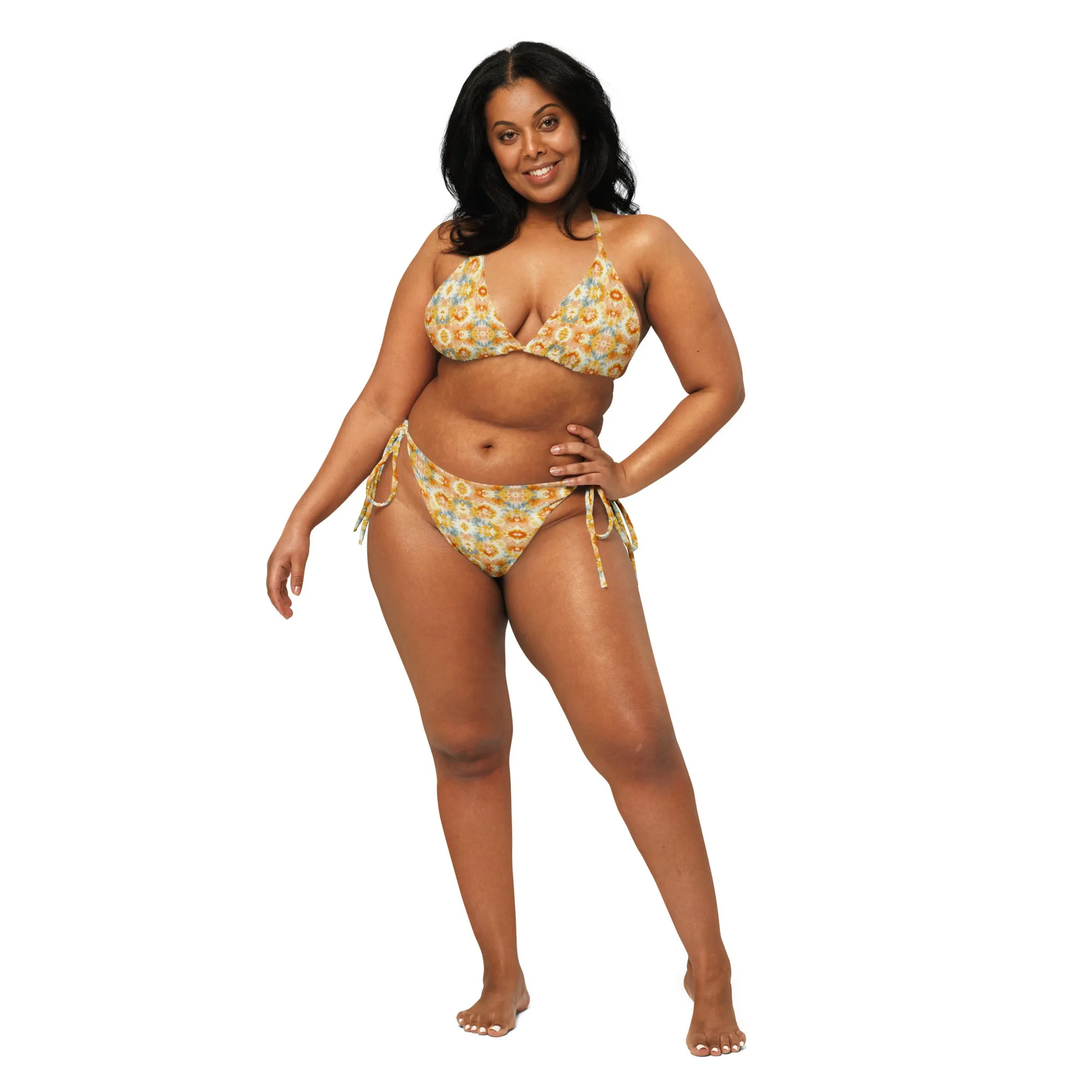 Recycled String Bikini Amber Waves