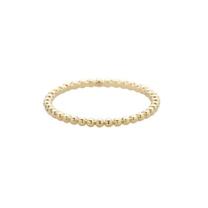 Thin Dots Ring- Sterling Silver