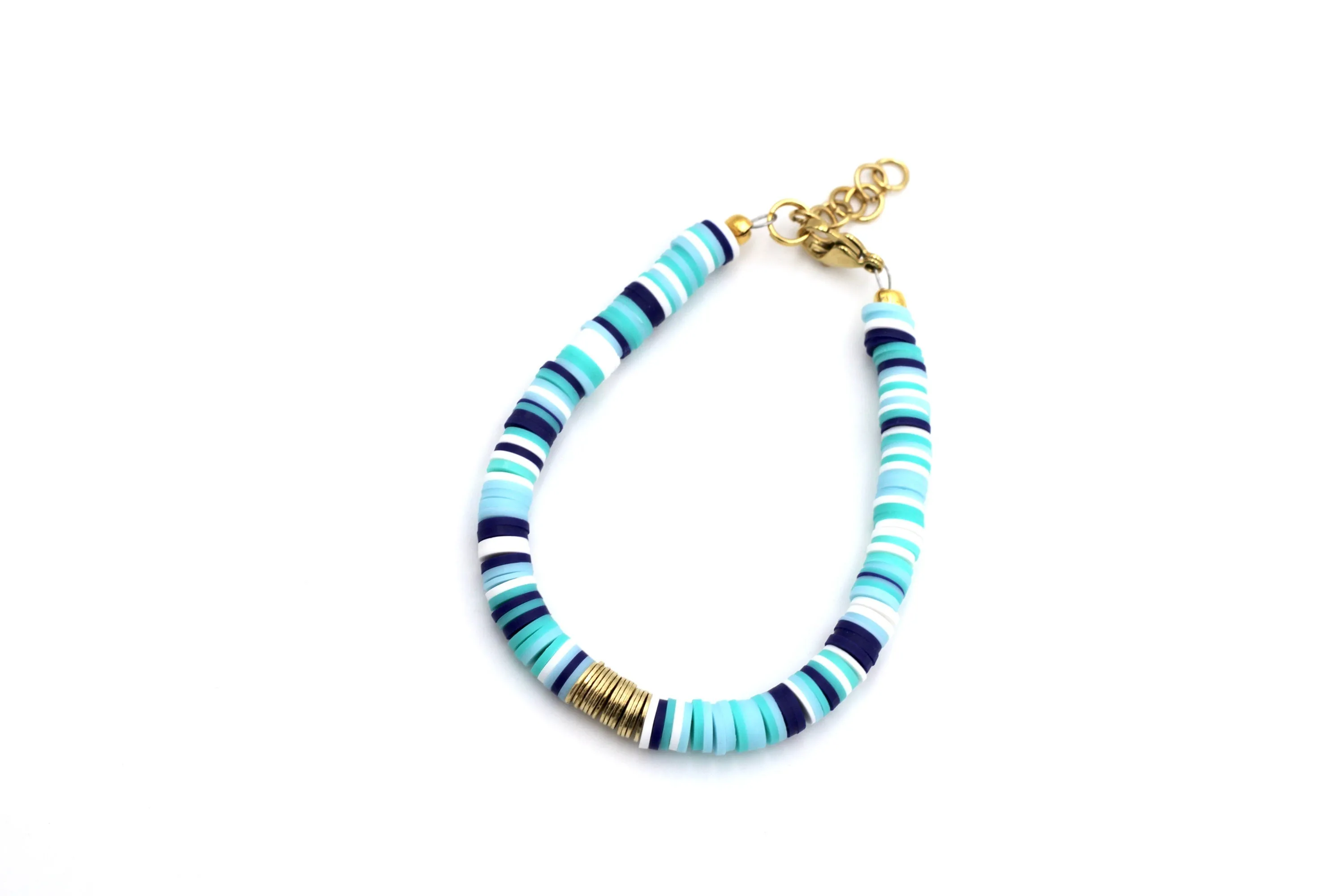 Turquoise and White Bracelet