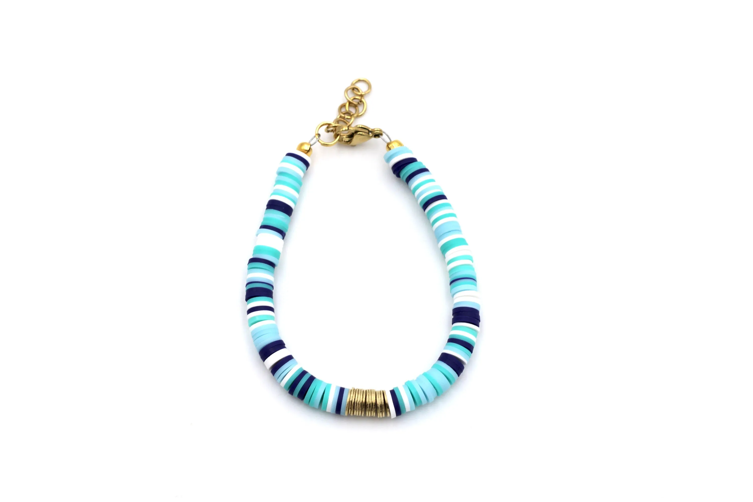 Turquoise and White Bracelet