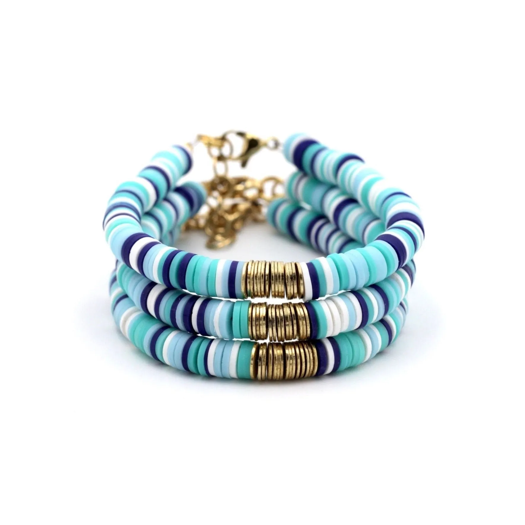 Turquoise and White Bracelet