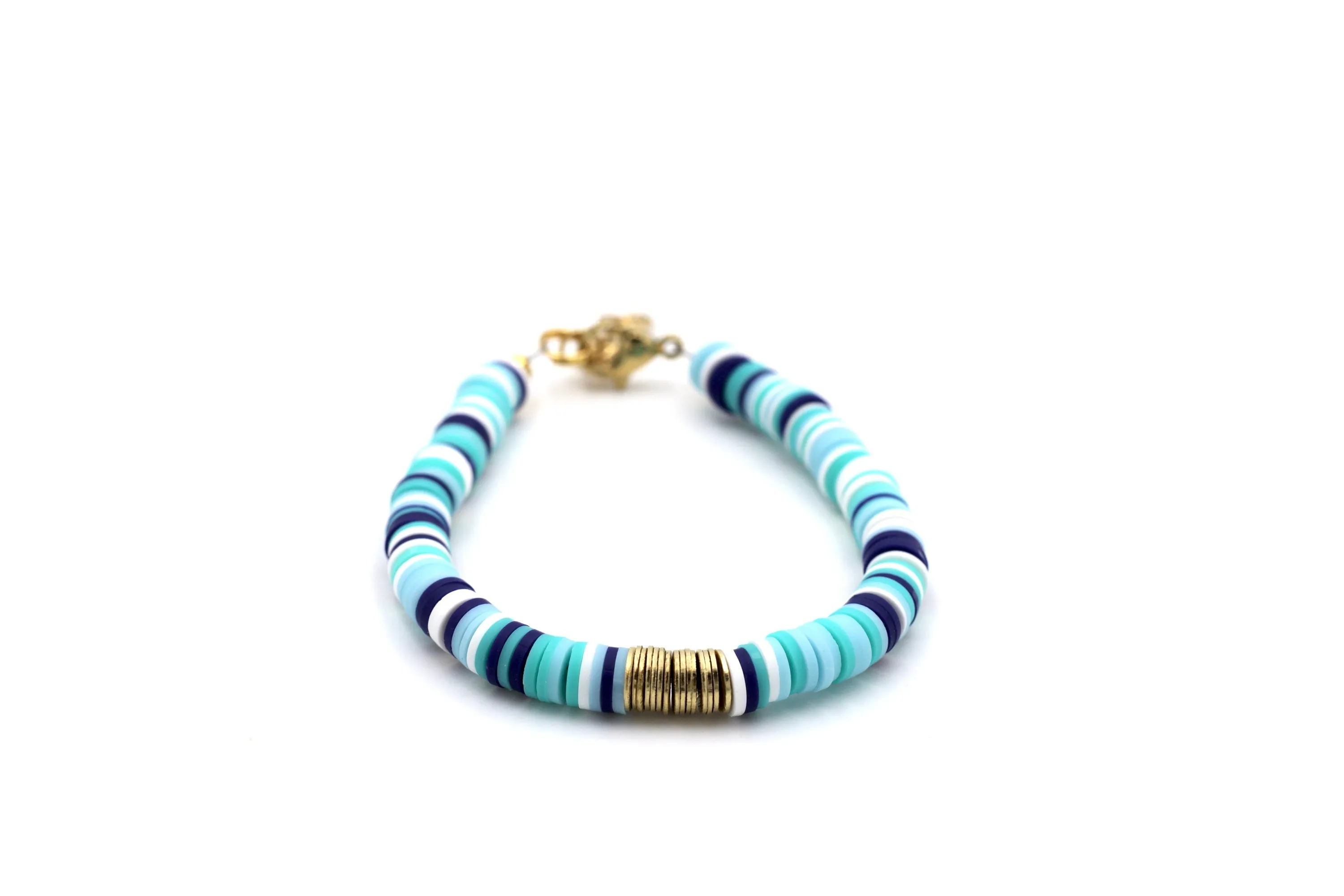 Turquoise and White Bracelet